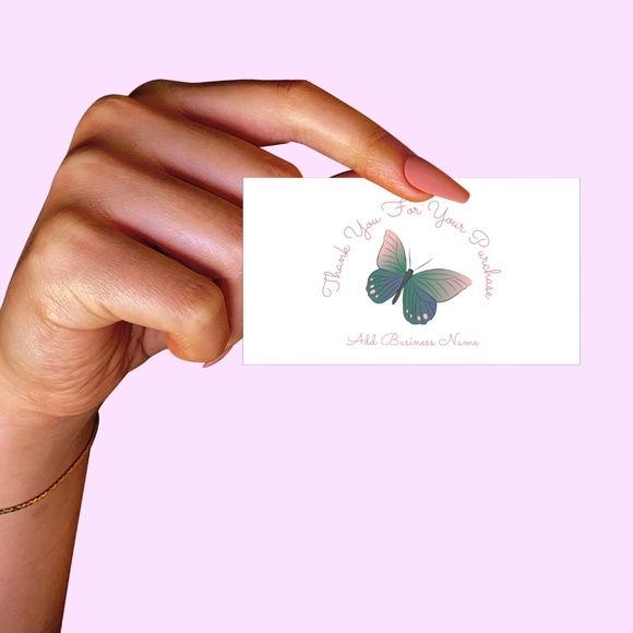 Thank You Card With Personalization - Picture 3 of 4